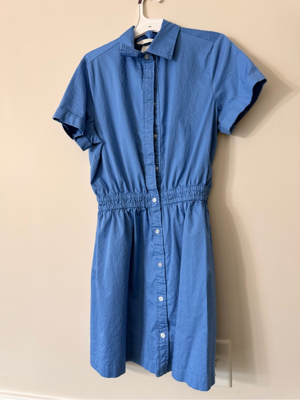 H&M Light Blue Collared Button-Up Top - Picture 4 of 5